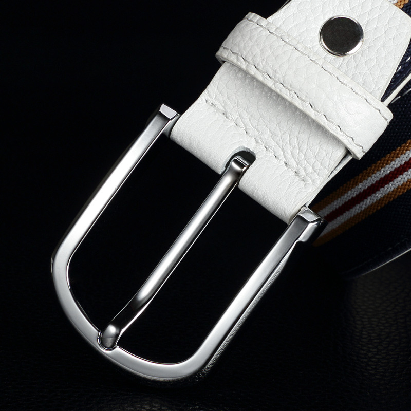 Men's Belt Real Leather Fashion Blue Golf Casual/Golf Sport Belt