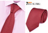 Men's formal business tie 7cm 1200 needle high -density hand -based solid color dark gray small oblique company to work