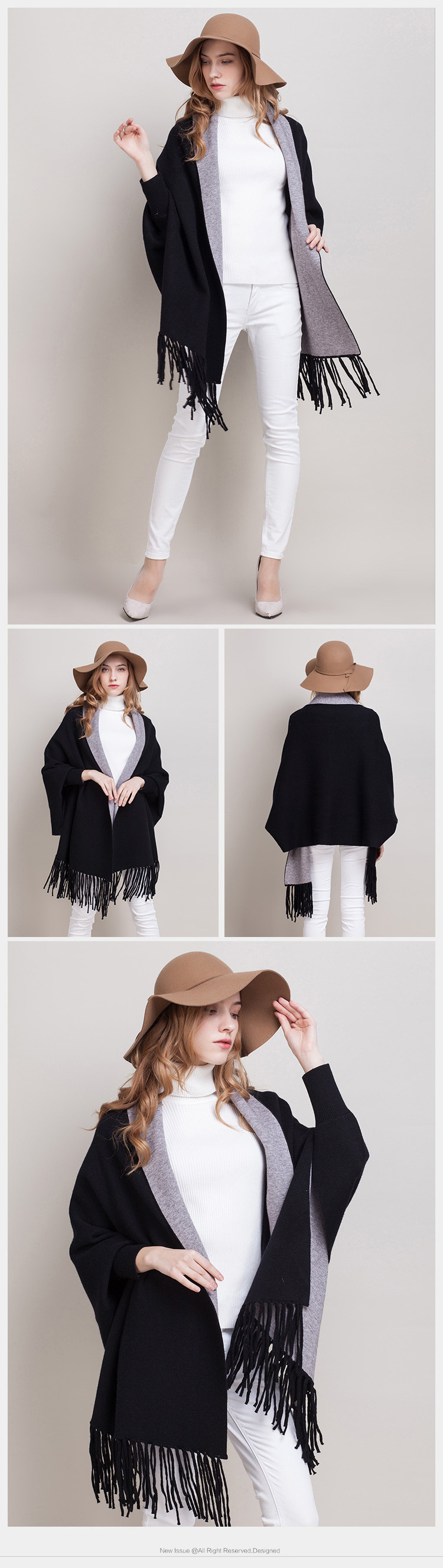 Blouson femme en Cachemire - Ref 3321401 Image 50