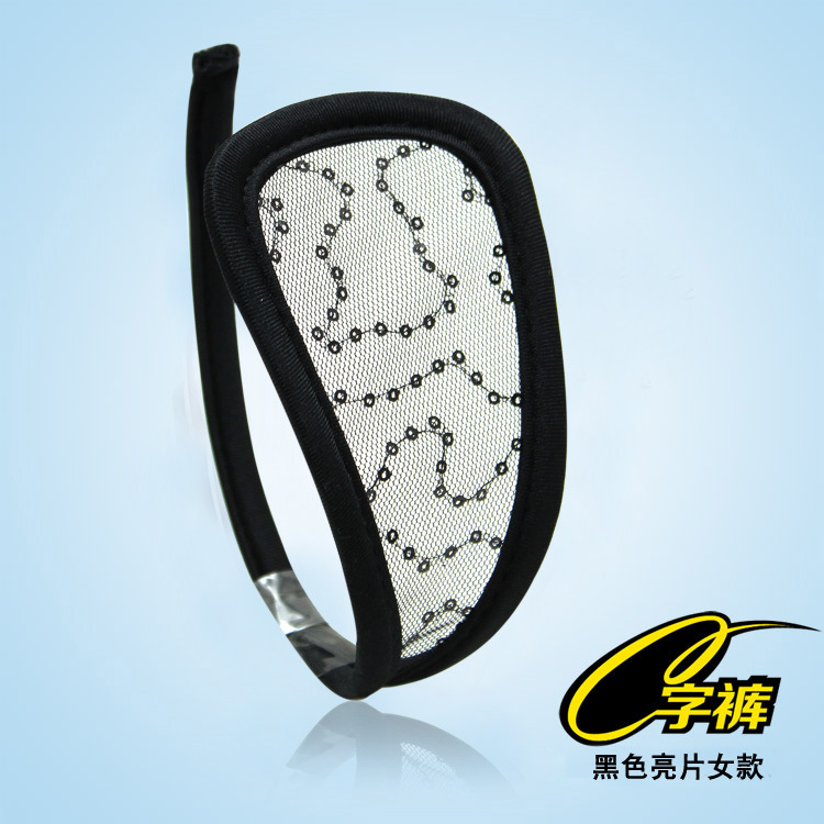 出口欧美女士情趣 透明隐形C字裤包边小亮片性感内裤批发代发-阿里巴巴