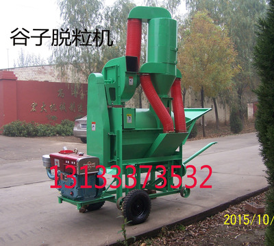 新型高效 谷子脱粒机 宏大机械 脱净率99%|ru