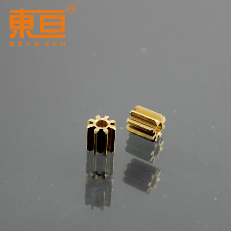HTCL82A 0.5模 黄铜齿轮 电机铜齿轮 玩具配件 科技模型零件