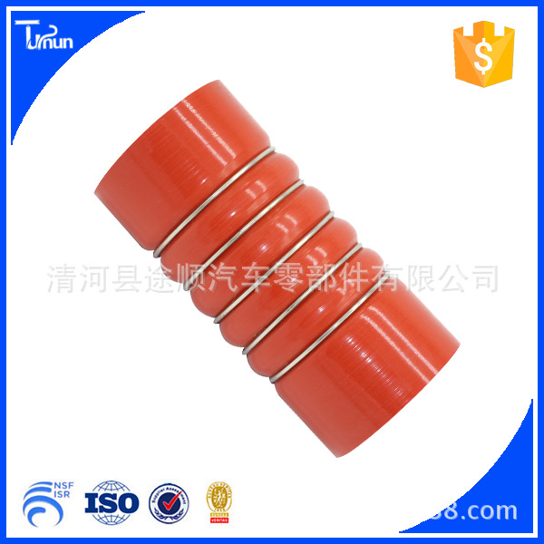 批发生产汽车硅胶管Benz卡车中冷器硅胶管0005011682