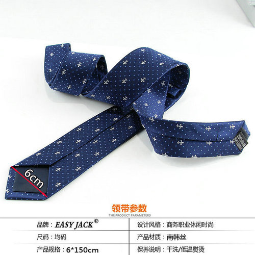 Men's tie Korean style narrow fashion wedding groom best man casual tie 6CM business professional tie wholesale