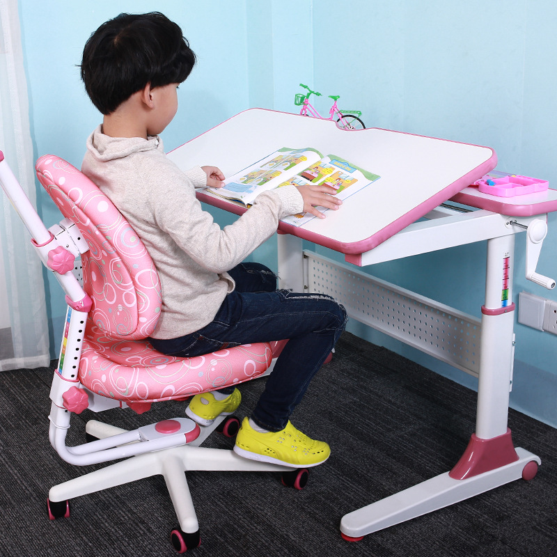 金屬少年3-18歲小學生課桌椅兒童書桌椅可升降兒童學習桌椅套裝
