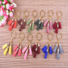 Fashionable keychain with tassels, high-end pendant, handmade, wholesale