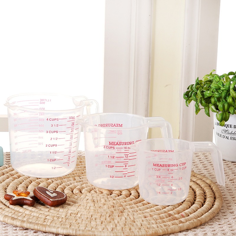 厂价直销高透明PP量杯套装 KD0020优质三件套量杯刻度量杯|ms