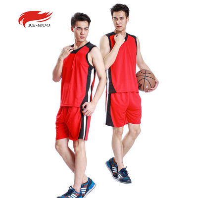 direct deal Heat summer Basketball Athletic Wear suit Printing Match Class clothes On behalf of