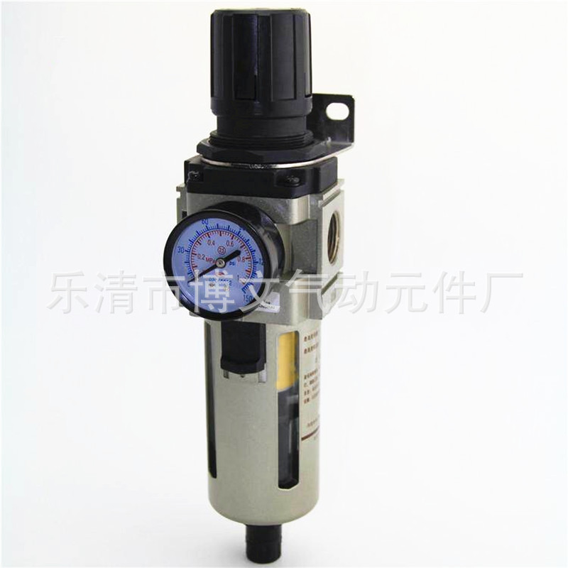 6分DN20调压过滤减压阀AW4000-06 气源压力减压过滤器PT3/4