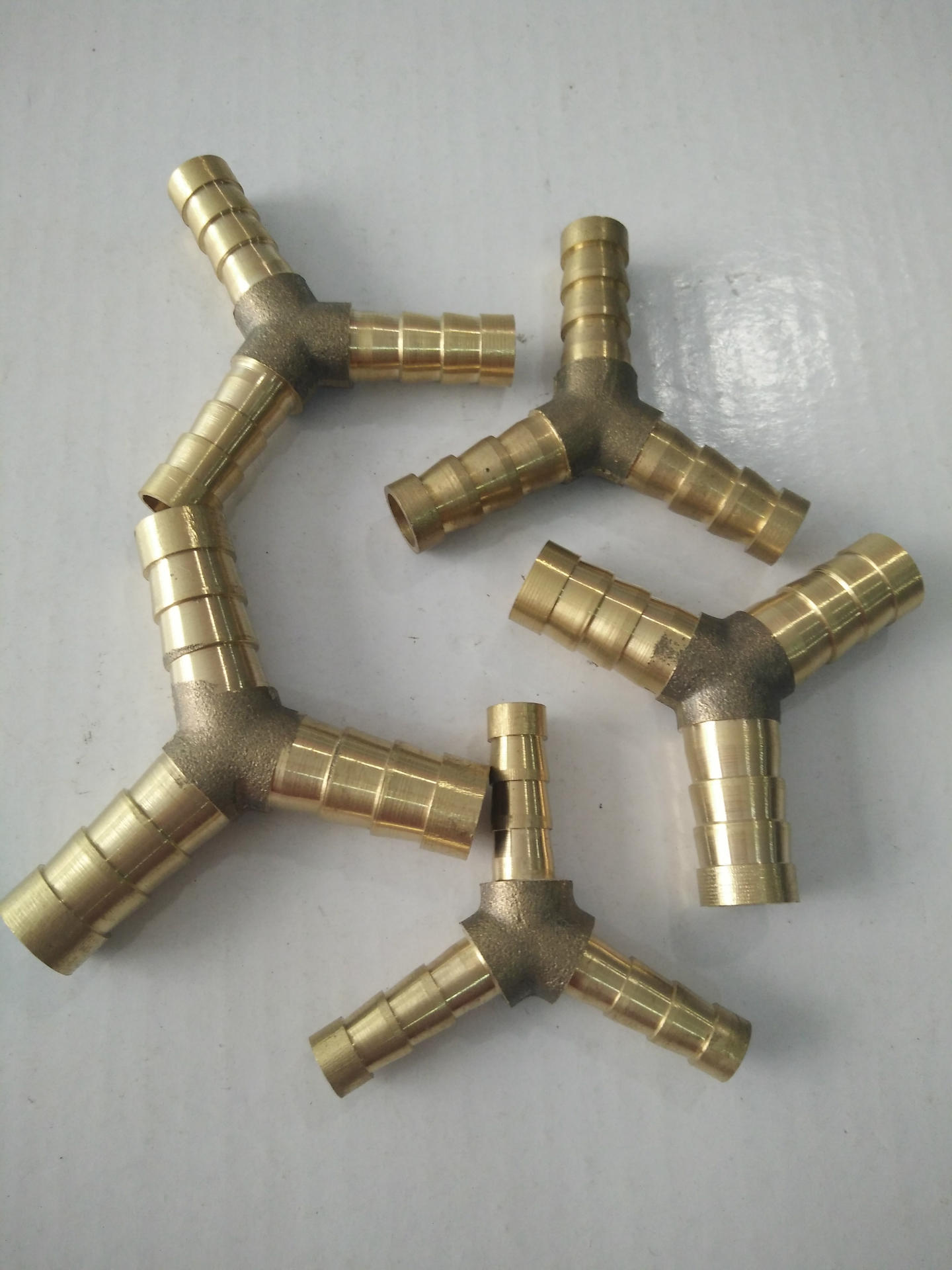 三通宝塔接头  三叉接头   软管接头铜人字宝塔 煤气灶管接头