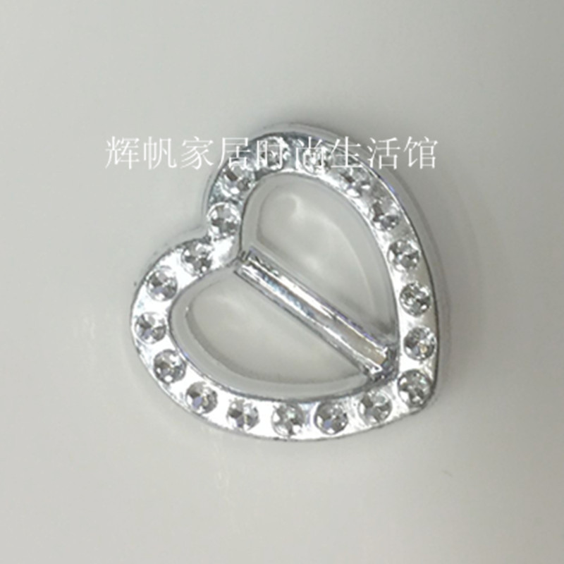 心形扣 纽扣批发 装饰扣批发圆形塑料钻扣 喜帖盘扣 塑料鞋扣批发
