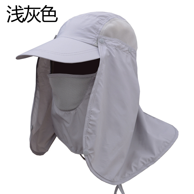 Sunscreen Hat summer outdoors ultraviolet-proof Visor Fishing cap Fisherman hat Sun hat goods in stock