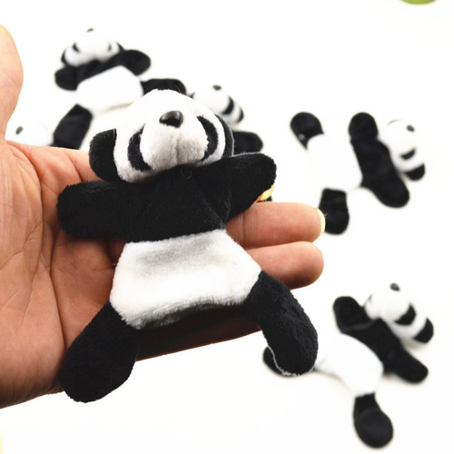 Plush Panda Refrigerator Magnet Cute Creative Post-it Note Special Travel Souvenir Foreign Trade Cartoon Panda Small Gift