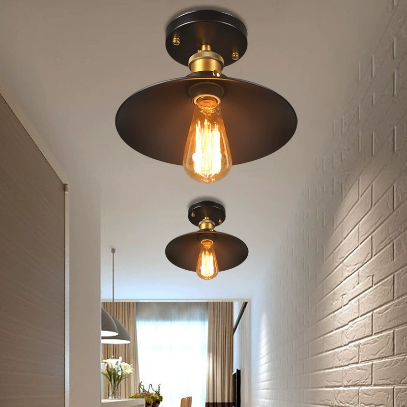 Country retro ceiling light, creative lights for corridor, American style