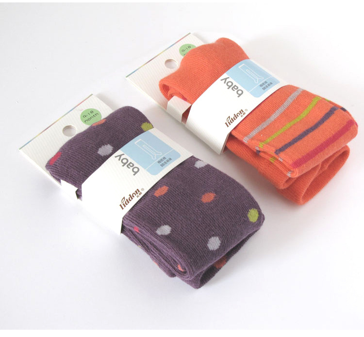 春秋冬款纯棉保暖儿童宝宝连裤袜 加档厚婴儿打底裤袜子 外贸原单