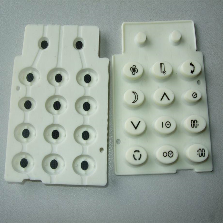 厂家直供遥控器导电按键 导电硅胶制品厂家 色K 硅橡胶制品厂家