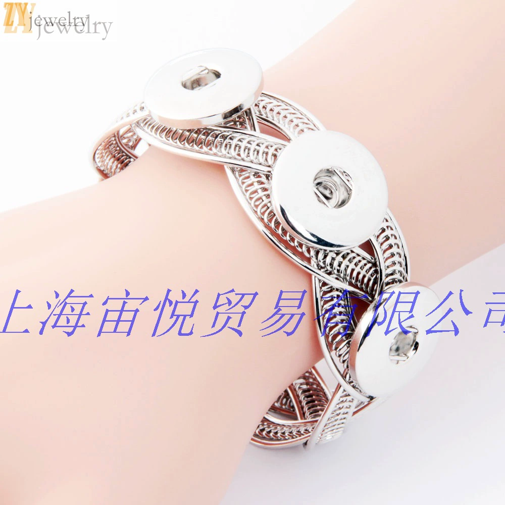 Регулируемый браслет Noosa Summer Fashion DIY кольцо 18 мм кнопка, внешняя торговля, взрывная модель, прямая продажа завода