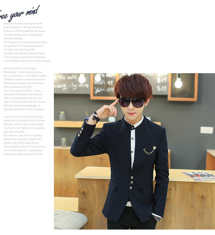 Costume homme en coton pour automne - Ref 1551423 Image 24