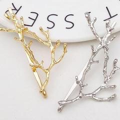 A026 Domestic Hair Accessories Creative Antler Branch Alloy Edge Side Clip Hair Pin Personality Princess One-Sided Clip Wholesale