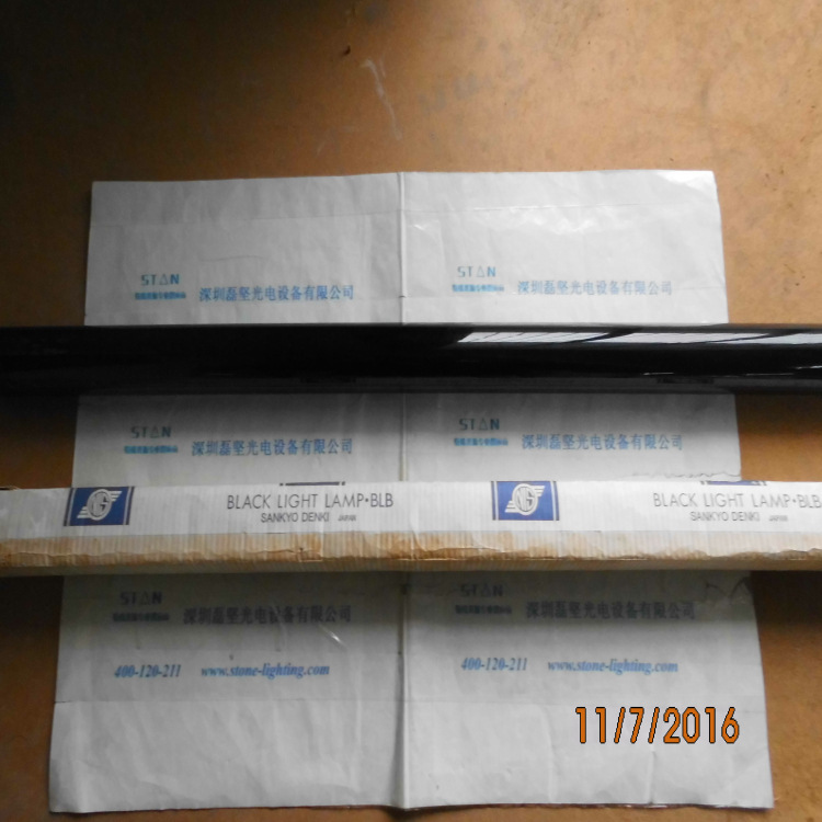 SANKYO DENKI FL20SBLB 20W wavelength 352m black light lamp tube