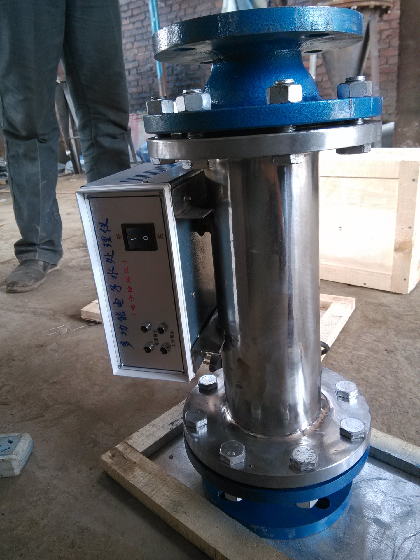 不锈钢电子除垢仪 不锈钢多功能电子水处理器