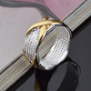 Silver trend accessory, fashionable classic retro ethnic ring, European style, ethnic style, wholesale
