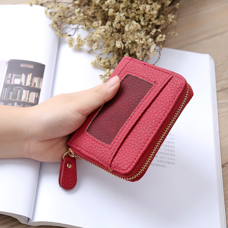 Korean Short Bow Mini Wallet display picture 14