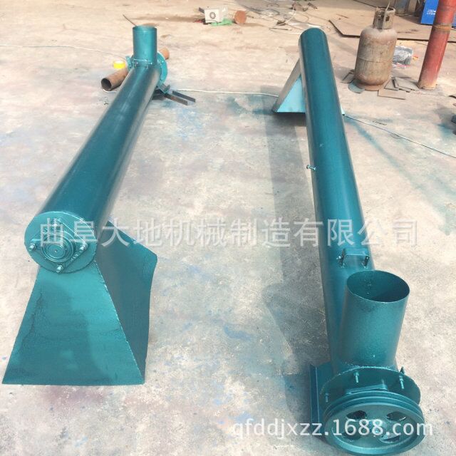 电动蛟龙自动送料机 垂直螺旋输送机 颗粒饲料蛟龙提升机