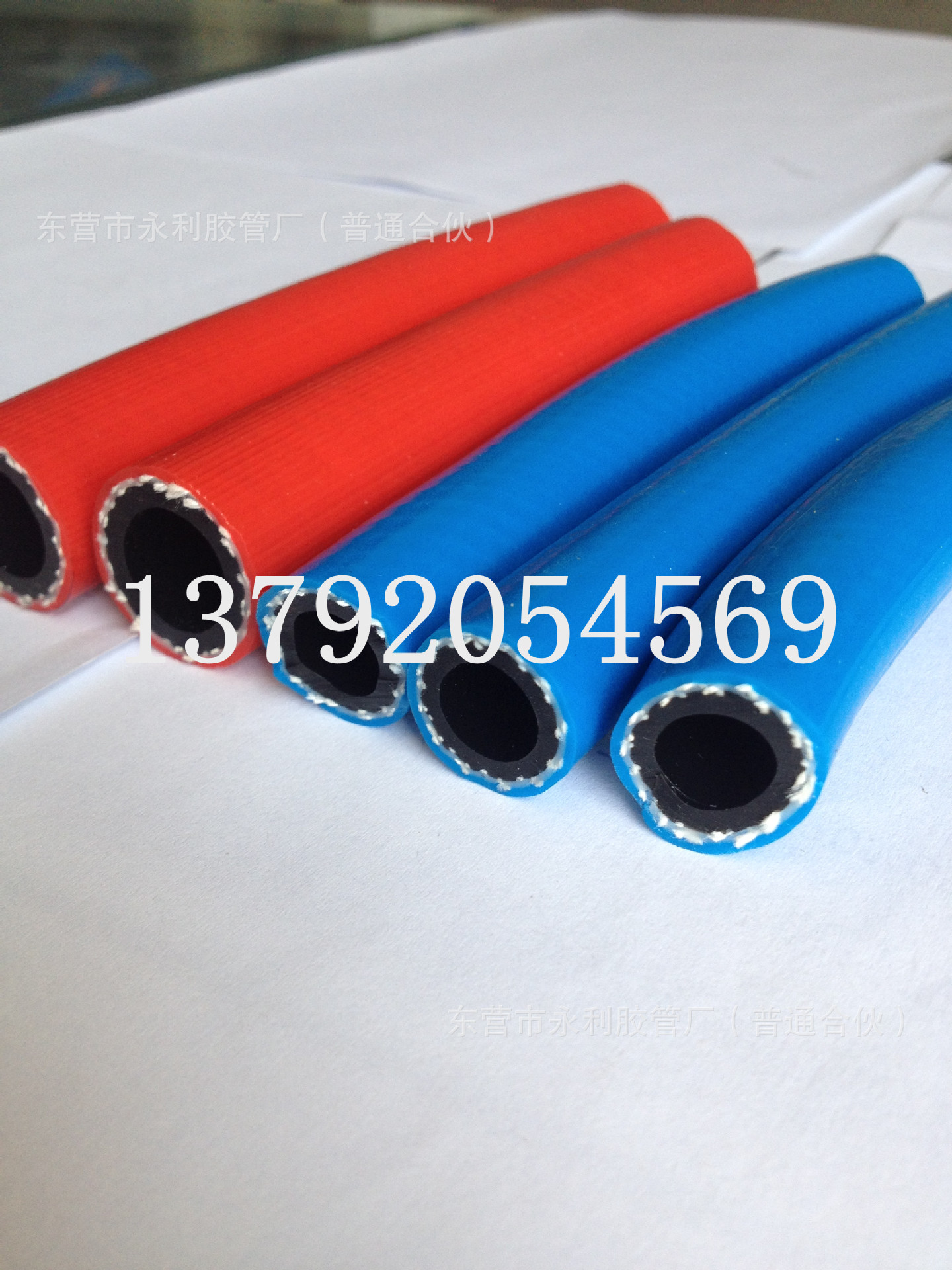 8mm10mm工业用气焊气割橡胶氧气管 乙炔管   双色并联管