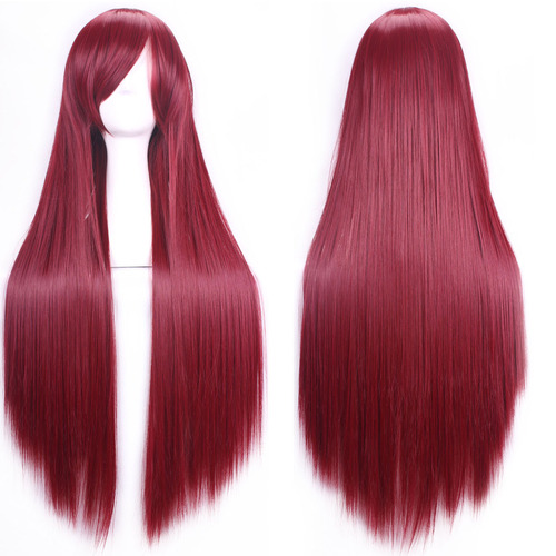 Wavy Hair Wigs Cos wig color long straight hair Cosplay wig animation pin cm wig