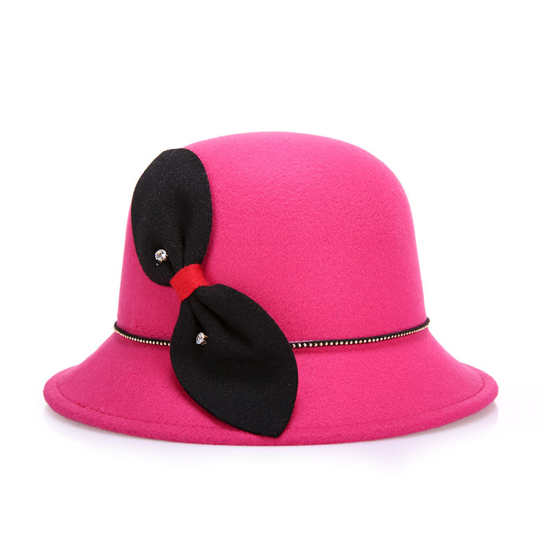 2020 otoño nuevo sombrero de lana sombrero de moda sombrero de mujer sombrero de cuenca fabricantes poderosos entrega de una pieza