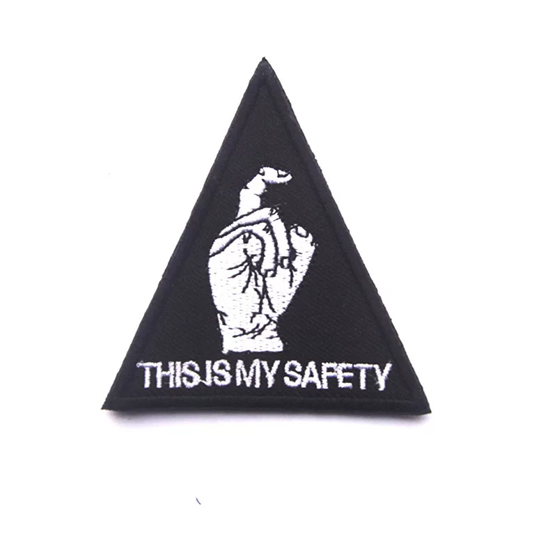 [THIS IS MY SAFETY这是我的安全 黑鹰坠落 三角魔术贴臂章]
