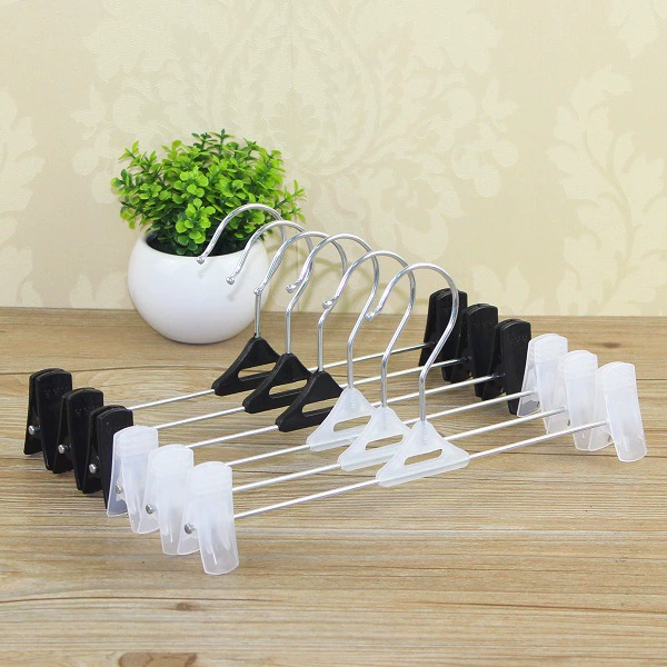 Черно-белый треугольник пластиковый зажим для брюк нижнее белье носки сушка для брюк магазин одежды Выдвижная витрина