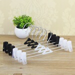 黑白三角塑料裤夹内衣内裤袜子晾晒裤架服装店可伸缩展示架
