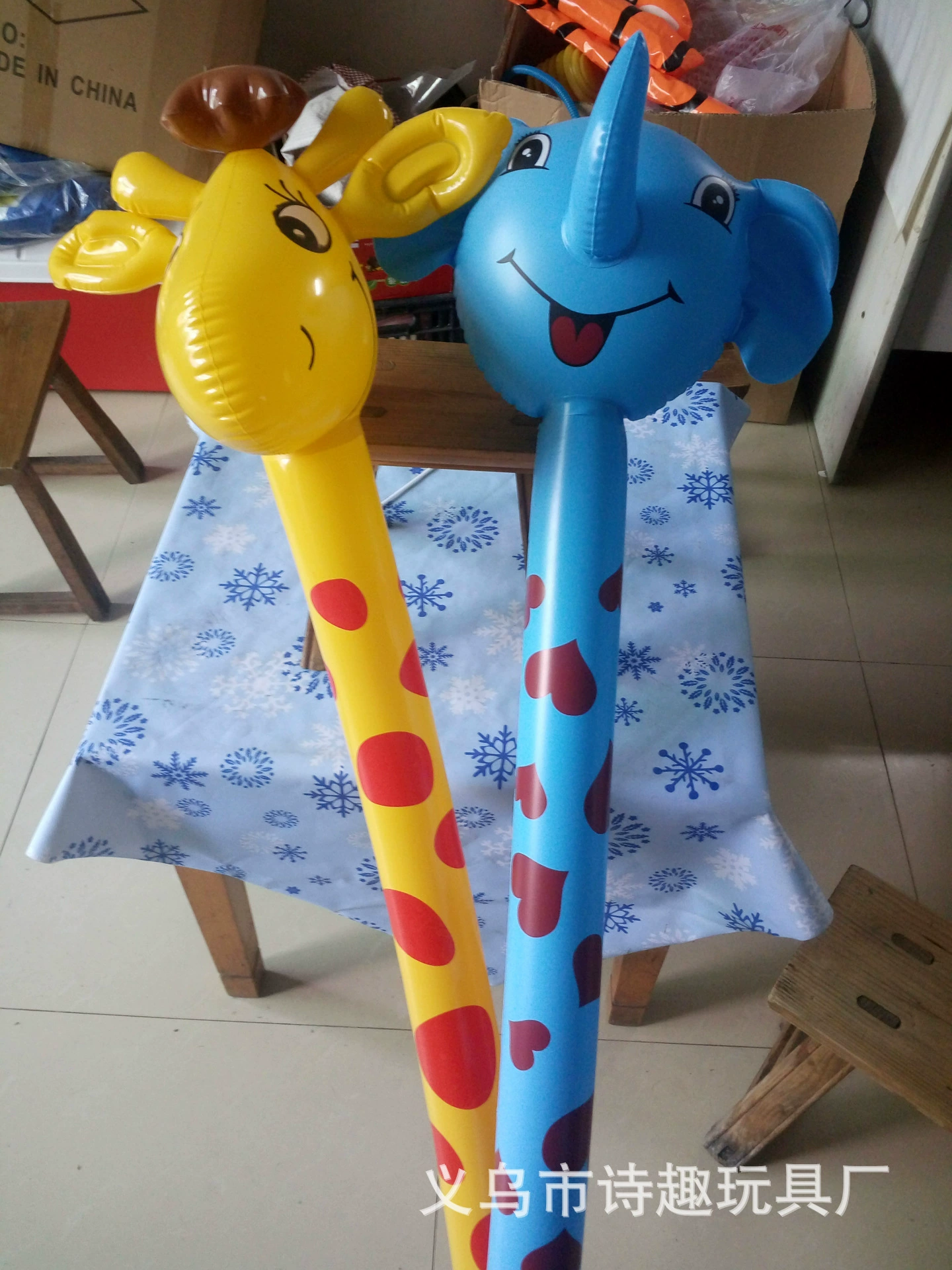 Надувная игрушка, тигр, лягушка, панда