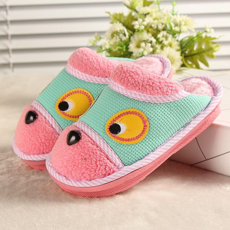 Pantoufles enfants en suède pour printemps - semelle plastique - Ref 1015986 Image 16