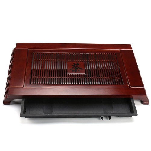 Wooden Tea Table Tea Set Tray Drain Dish Chinese Retro Kungfu Tea Tea Tray Natural Wood Drain Water Storage Receiving Base Plate