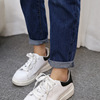 European and American big code women new fashion break jeans BF foreign trade beggar trousers