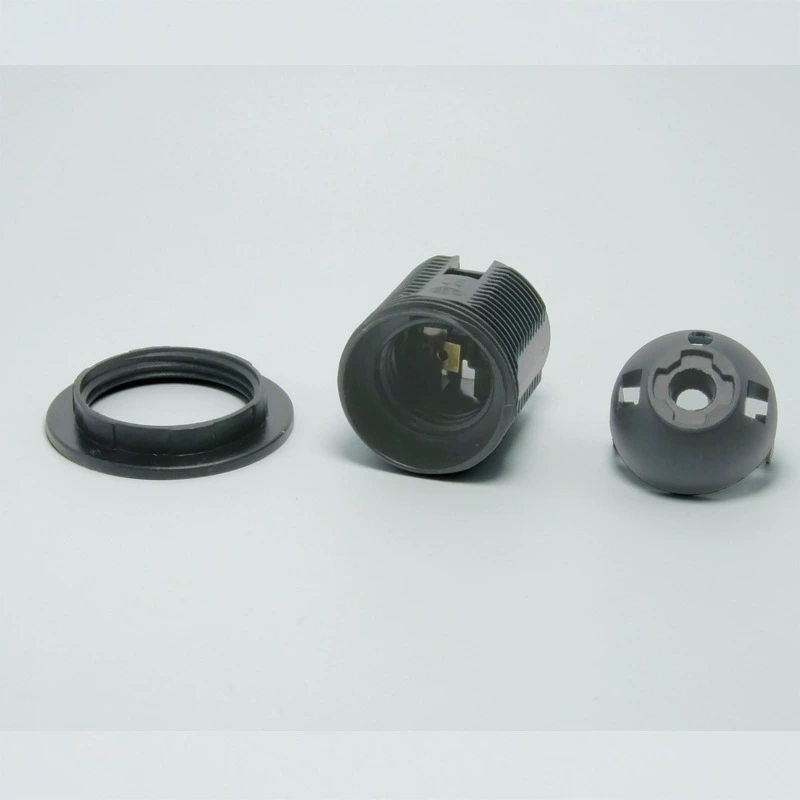 [Factory Direct Sales] E27 card -type half -tooth lamp head card -type plastic lampstone plastic lamp CE VDE certification