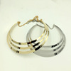 Fashionable accessory, glossy metal choker, false collar, European style, simple and elegant design