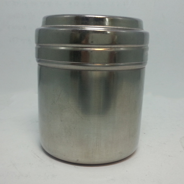 Factory direct sales stainless steel P-type pepper jar with magnetic seasoning jar, single-use cumin pepper powder barbecue BBQ seasoning jar detail image 2