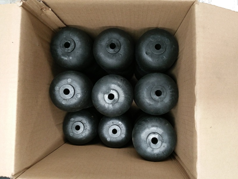 清洗机割草机用塑料轮子 PVC wheel  4X4.7