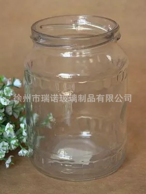 热销玻璃瓶果酱瓶密封罐头瓶蜂蜜瓶厨房储物罐500ml耐高温