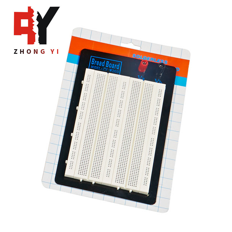 1580孔组合面包板 二合一万能安全电路实验台 拼接白色