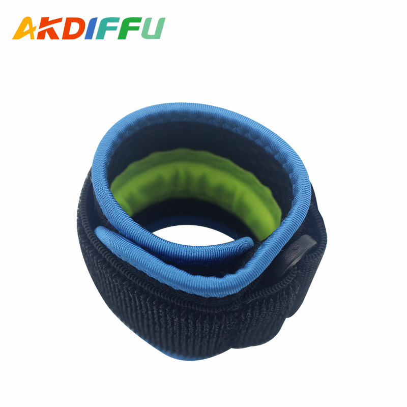 Aikedifei presurizado pulsera de silicona negro ajustable pulsera baloncesto levantamiento de pesas equipo de protección al por mayor