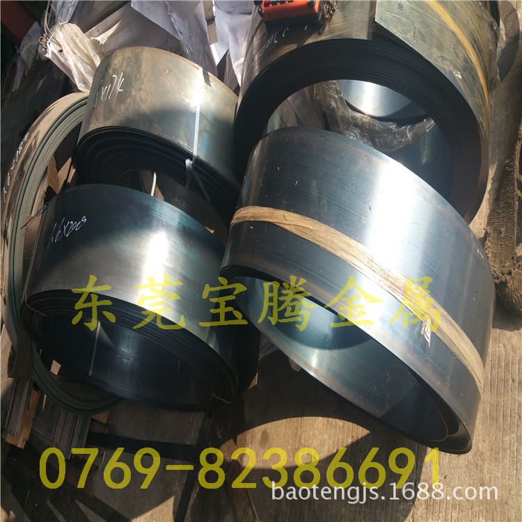 65Mn钢丝 发蓝锰钢片 高弹力弹簧钢片  CK75高碳钢片|ru