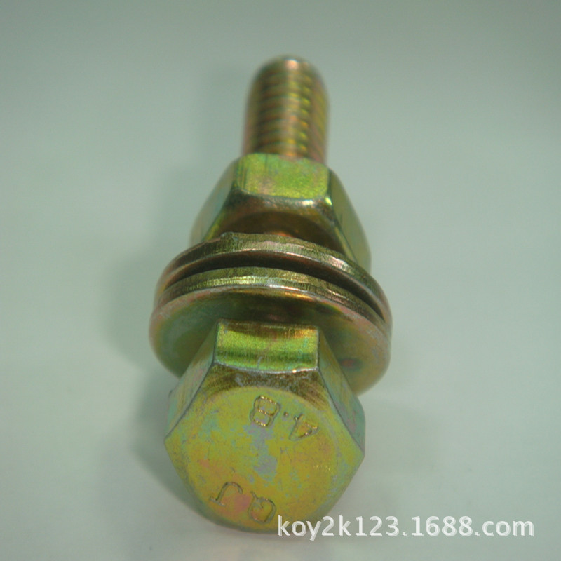 门店现货手拧不锈钢外六角三组合螺栓M4*20 外六角螺丝外六角螺栓