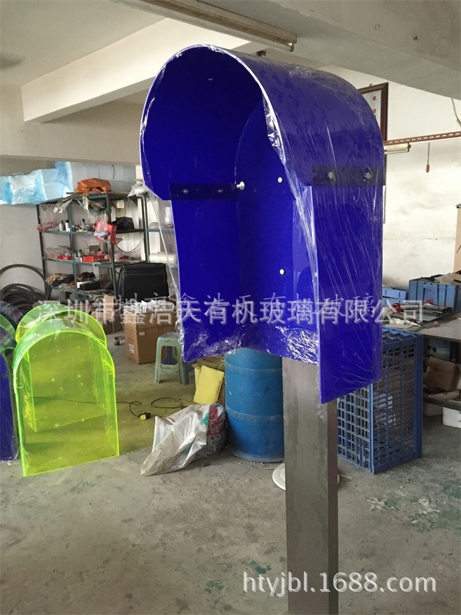 不锈钢亚克力电话亭保护罩防雨罩有机玻璃防尘罩隔音罩电话罩