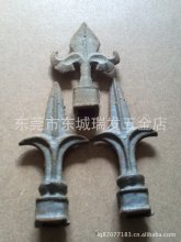铸铁枪花铸铁枪尖围墙用枪花栏杆枪尖铸造铁艺防盗网用园艺护栏