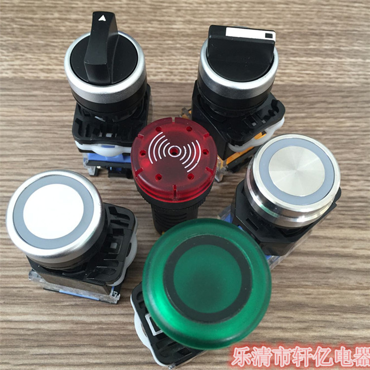 带灯按钮,平钮带灯,按钮开关,启动带灯按钮,LA38-11D/203-阿里巴巴
